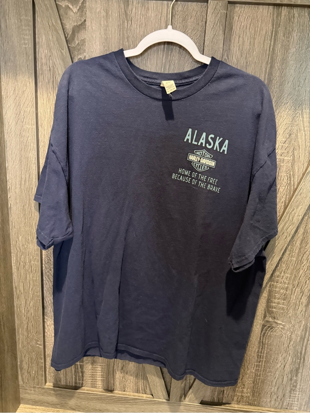 Harley-Davidson Navy Short-Sleeve Alaska Graphic Tee